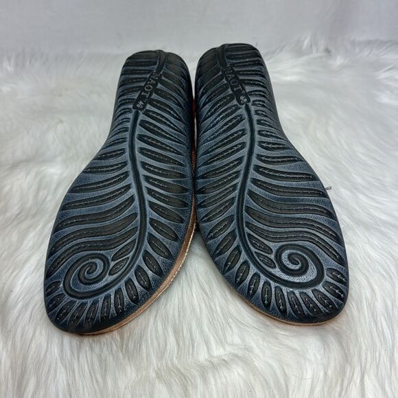 Naot Kumara Foggy Grey/Soft Gold Rose Leather Lace Up Casual Shoes Sz 40 - Picture 7 of 8